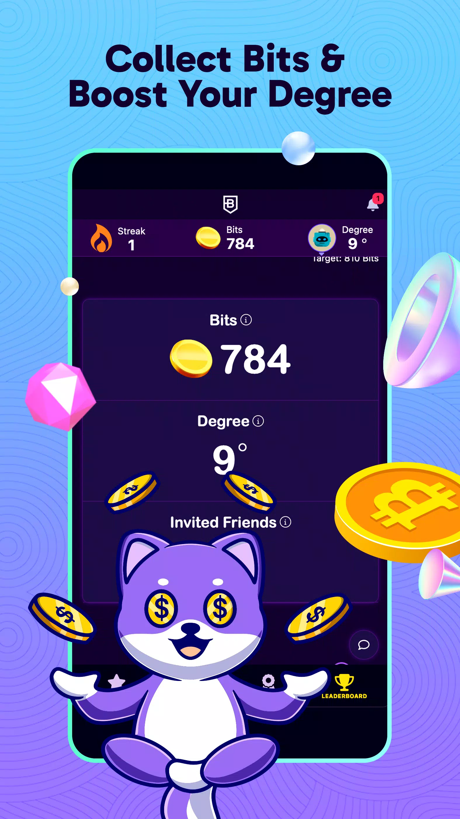 BitDegree: Play & Earn Crypto Capture d’écran 4