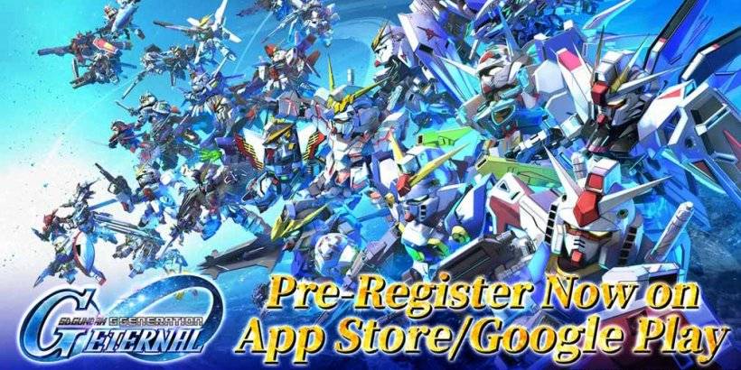 Pre-registratore ora: raccogli tute mobili da 70 titoli gundam in sd gundam g generazione eterna