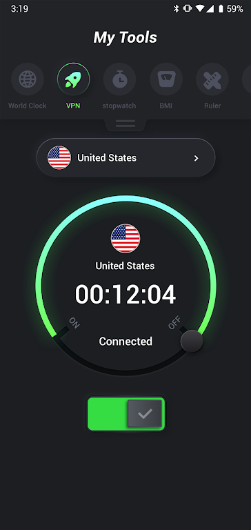 My Tool - Compass, Timer & VPN Скриншот 2