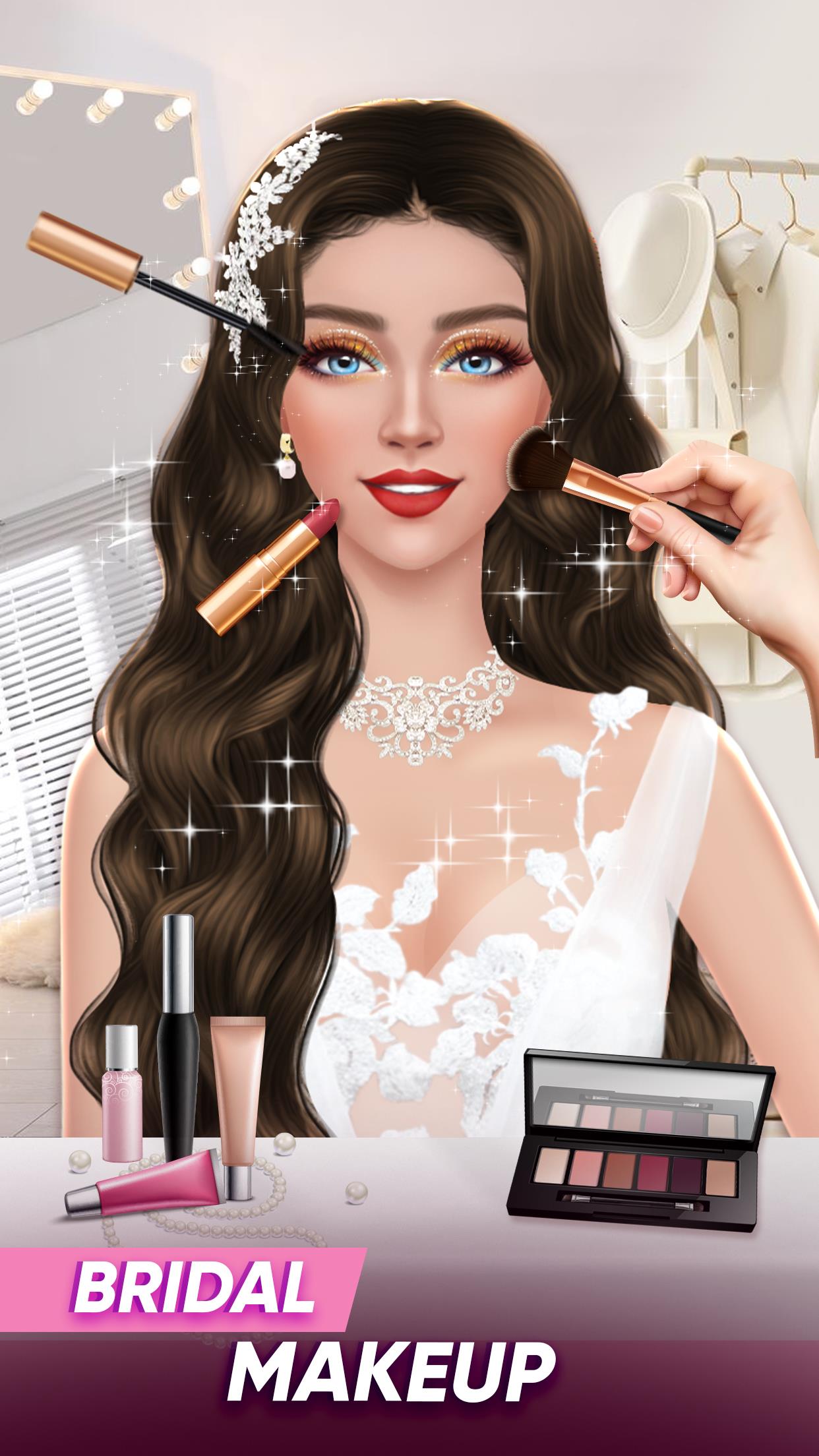 Wedding Dress Up Bridal Makeup Captura de tela 2