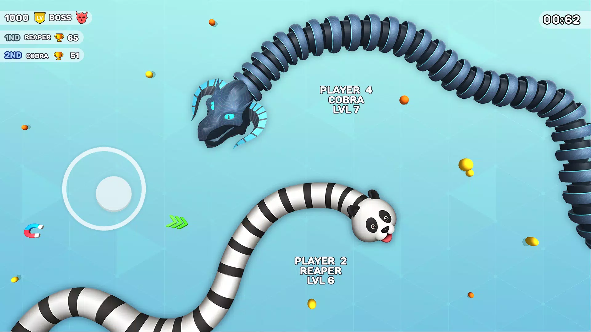 Worms Clash - Snake Games Screenshot 3