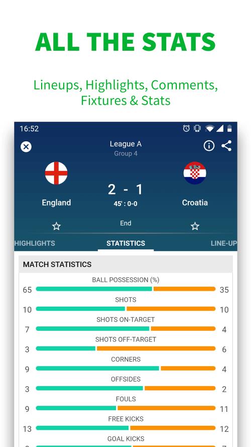 SKORES Résultat Foot en direct Capture d’écran 4