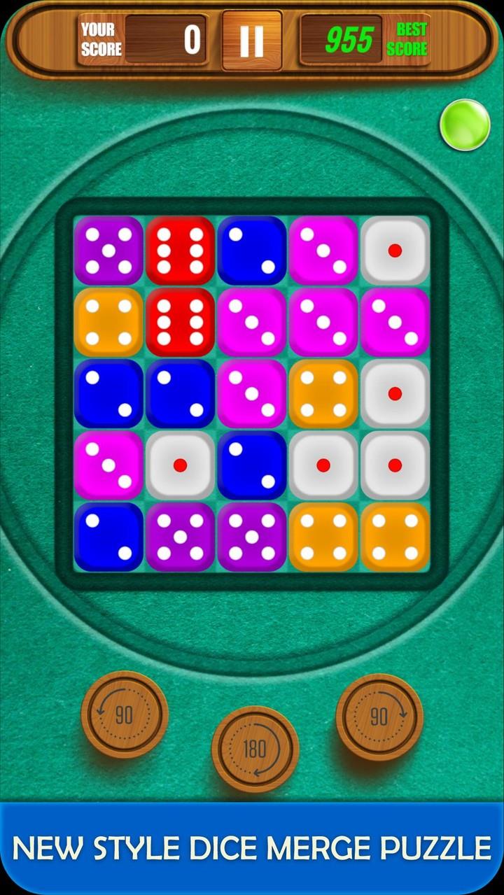 Dice Merge And Blast Puzzle Tangkapan skrin 1