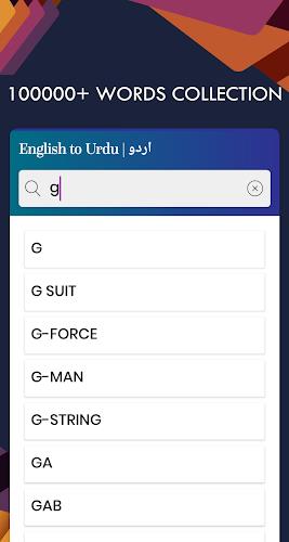 Urdu English Translator Ảnh chụp màn hình 3