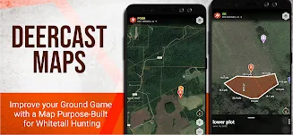 DeerCast: Weather, Maps, Track Captura de pantalla 3