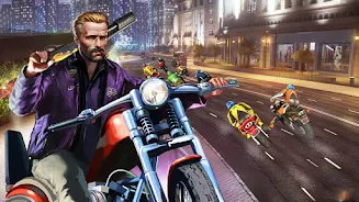 Crazy Moto: Bike Shooting Game ဖန်သားပြင်ဓာတ်ပုံ 1