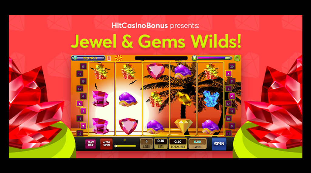 Jewel & Gems Wilds Slot! Capture d'écran 1