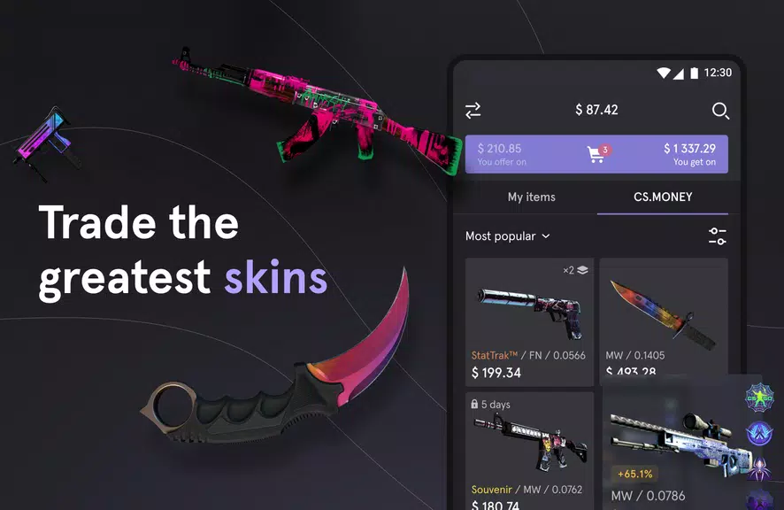 CS.MONEY ‒ Trade CS:GO skins Capture d’écran 1