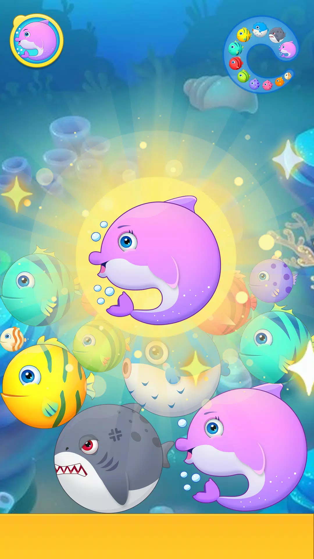 Sea Animals - Merge Game Скриншот 3