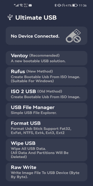 Ultimate USB MOD ဖန်သားပြင်ဓာတ်ပုံ 1