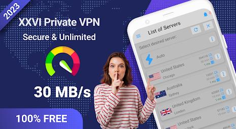 XV Private VPN - Fast Proxy Zrzut ekranu 1