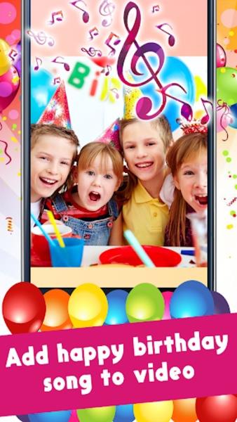 Happy Birthday Video Maker With Music And Photos应用截图第1张