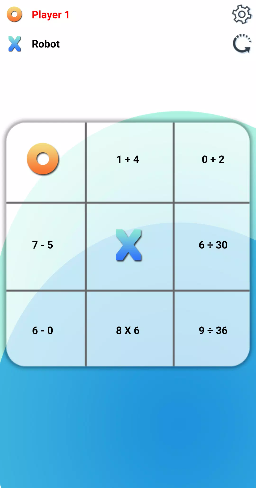 Tic Tac Toe: A Math Game Screenshot 2