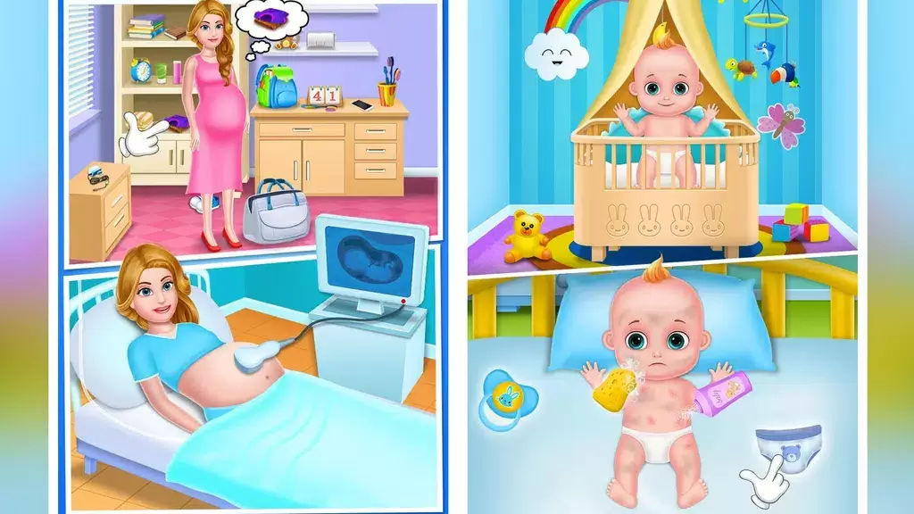 newborn babyshower party game 스크린샷 1