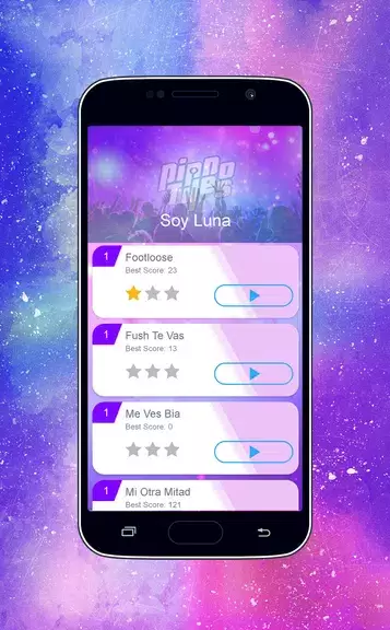 Piano Tiles - Soy Luna Girls Game Screenshot 2