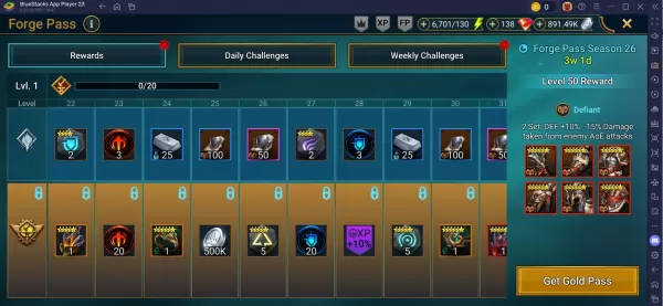 RAID Shadow Legends Season 26: Forge Pass Details