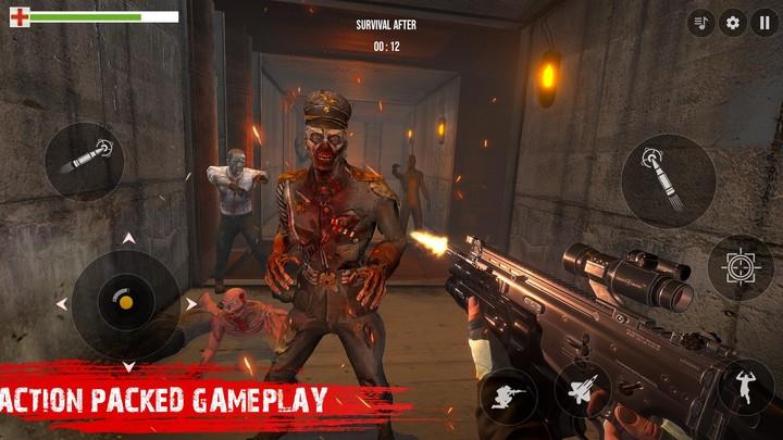 Sniper 3D Zombie: War Shooting Screenshot 2