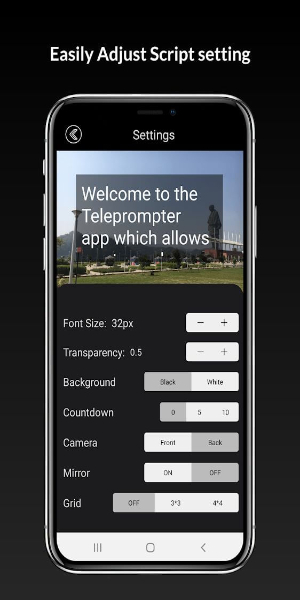 Teleprompter with Video Audio應用截圖第4張