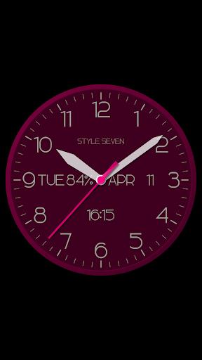 Modern Analog Clock-7 ภาพหน้าจอ 1