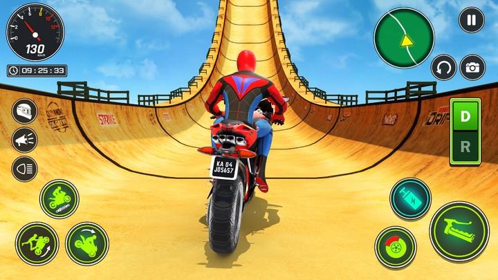 Superhero Bike Stunt Games GT スクリーンショット 2