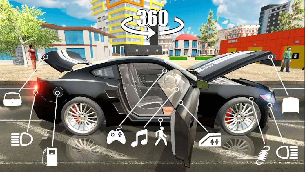 Car Simulator 2 Mod ภาพหน้าจอ 1