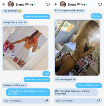 Dating a scammer Screenshot 3