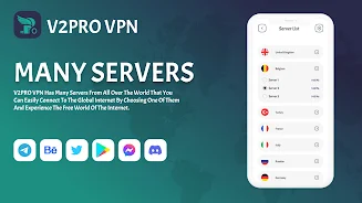 V2 Pro - v2ray VPN Captura de pantalla 4