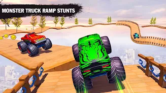 Monster Car Stunts Game 2023 Скриншот 3