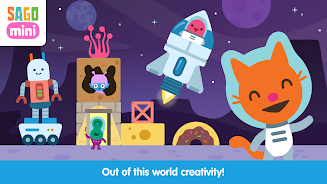 Sago Mini Space Blocks Builder ဖန်သားပြင်ဓာတ်ပုံ 2