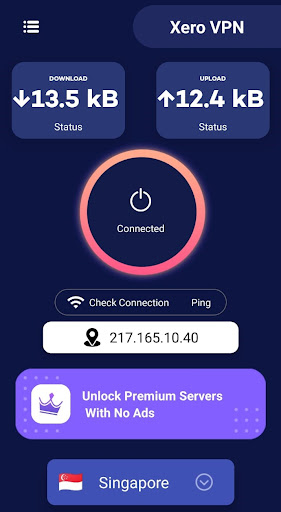 Xero VPN - Safer Internet Tangkapan skrin 1