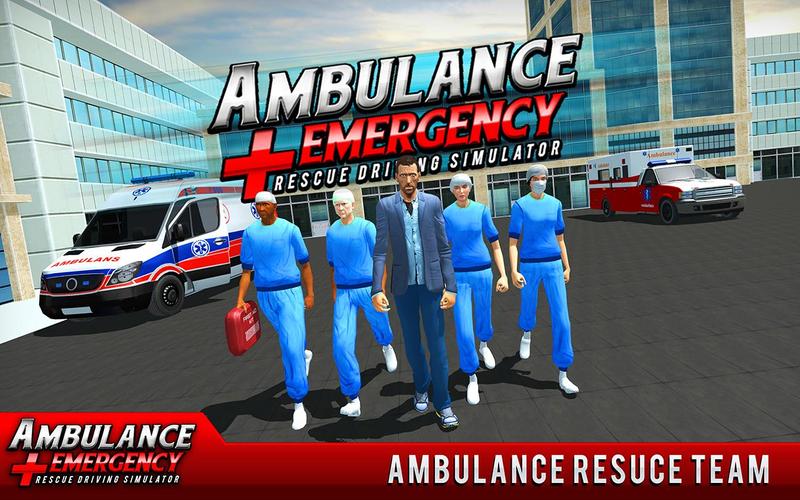 911 Ambulance City Rescue Game Скриншот 4