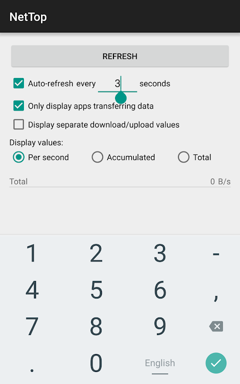 NetTop: RealTime Network Meter 스크린샷 3