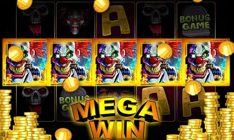 Vegas Clown Jackpot - Halloween Slot Machine 스크린샷 1