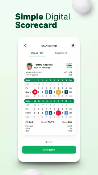 Golf GameBook Scorecard & GPS Screenshot 2