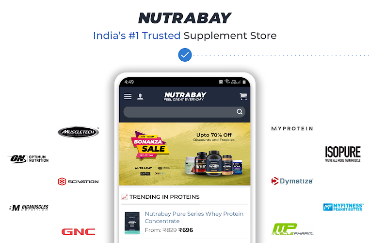 Nutrabay: Supplements Store应用截图第1张