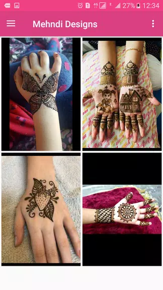 Latest Mehndi Designs Captura de pantalla 3