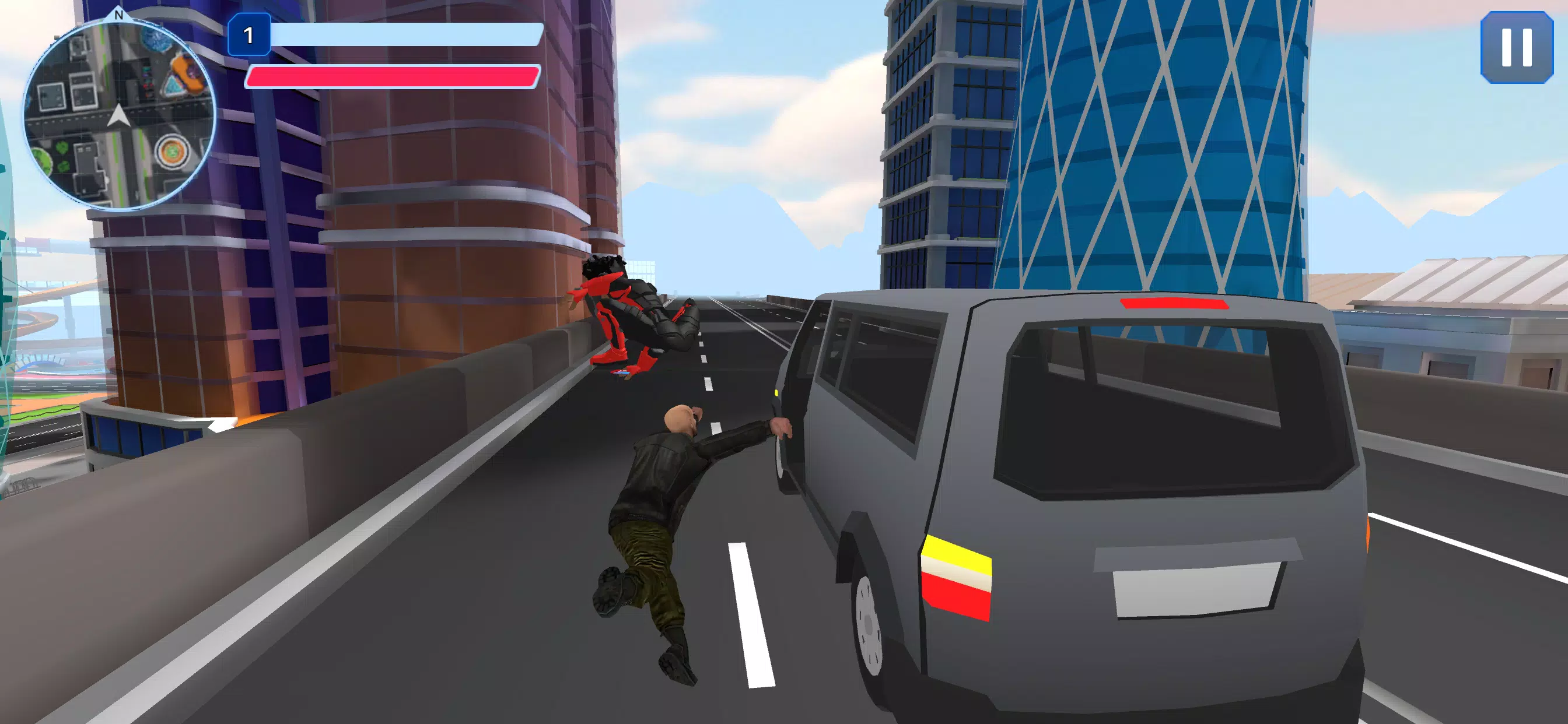 Super Hero Fight: Flying Game Screenshot 1