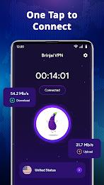 Brinjal VPN - Proxy & Secure Captura de pantalla 3