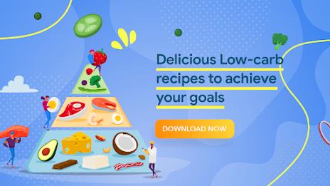 Low carb recipes diet app Tangkapan skrin 1