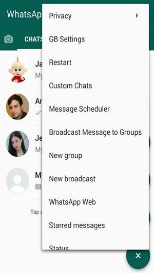 GB WhatsApp 17.80 ဖန်သားပြင်ဓာတ်ပုံ 2