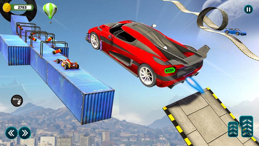 Stunt Car Race Simulator Games स्क्रीनशॉट 3