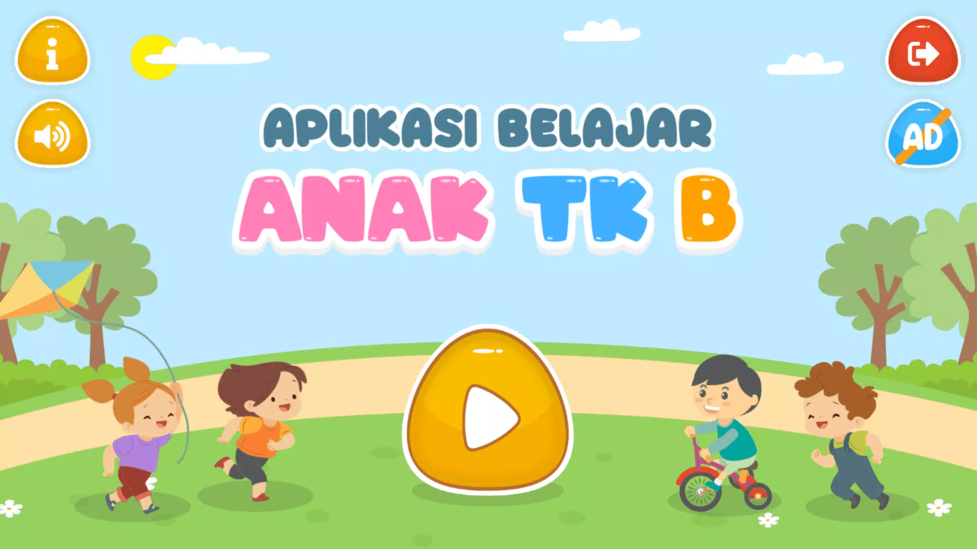 Aplikasi Belajar Anak TK B Zrzut ekranu 1