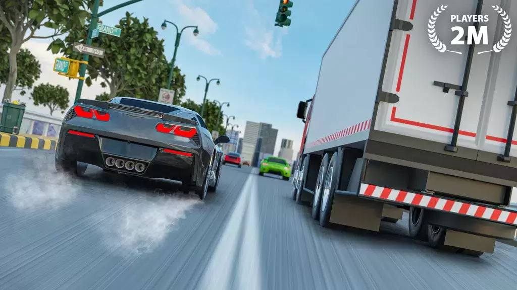 Turbo Traffic Car Racing Game ภาพหน้าจอ 1