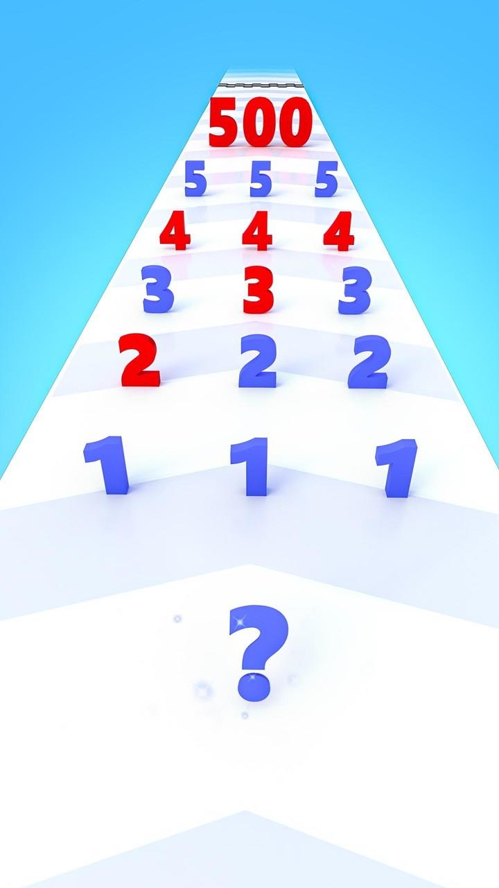 Number Run & Merge Master Game স্ক্রিনশট 1