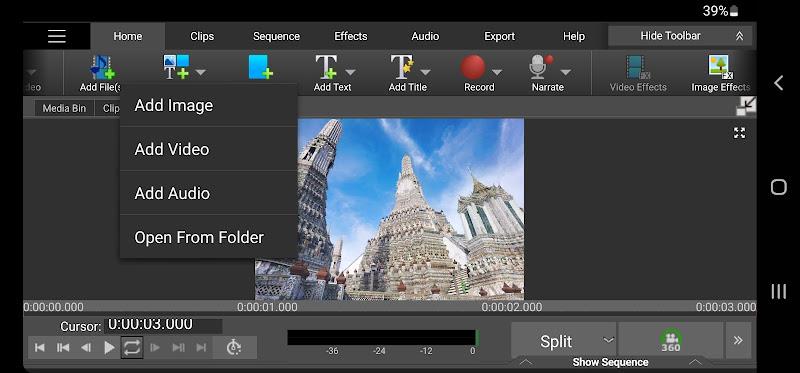 VideoPad Video Editor स्क्रीनशॉट 3