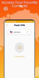 Flash VPN Unlimited Fast Proxy Скриншот 4