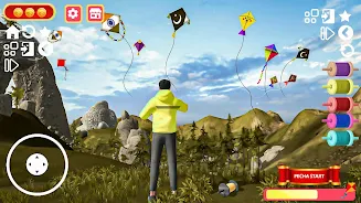 Kite Sim: Kite Flying Games Captura de tela 4