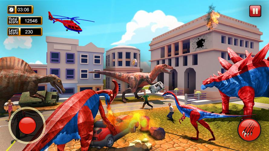 Dinosaur Games City Rampage Screenshot 3