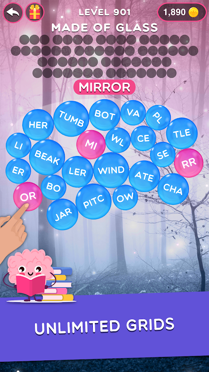 Word Magnets - Wörterpuzzle Screenshot 1