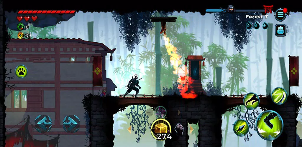 Ninja War: Shadow Adventures স্ক্রিনশট 2